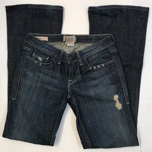 William Rast Belle Flare Stretch Dark Denim Jeans